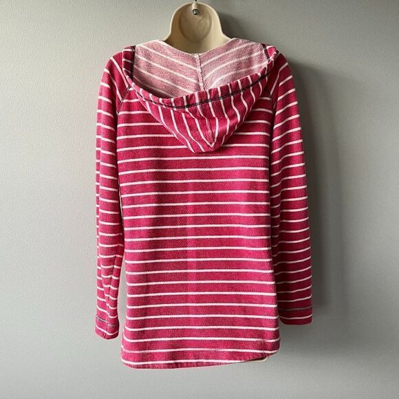 Columbia Sportswear Tropic Haven Striped Pullover Hoodie Size M - Picture 3 of 8